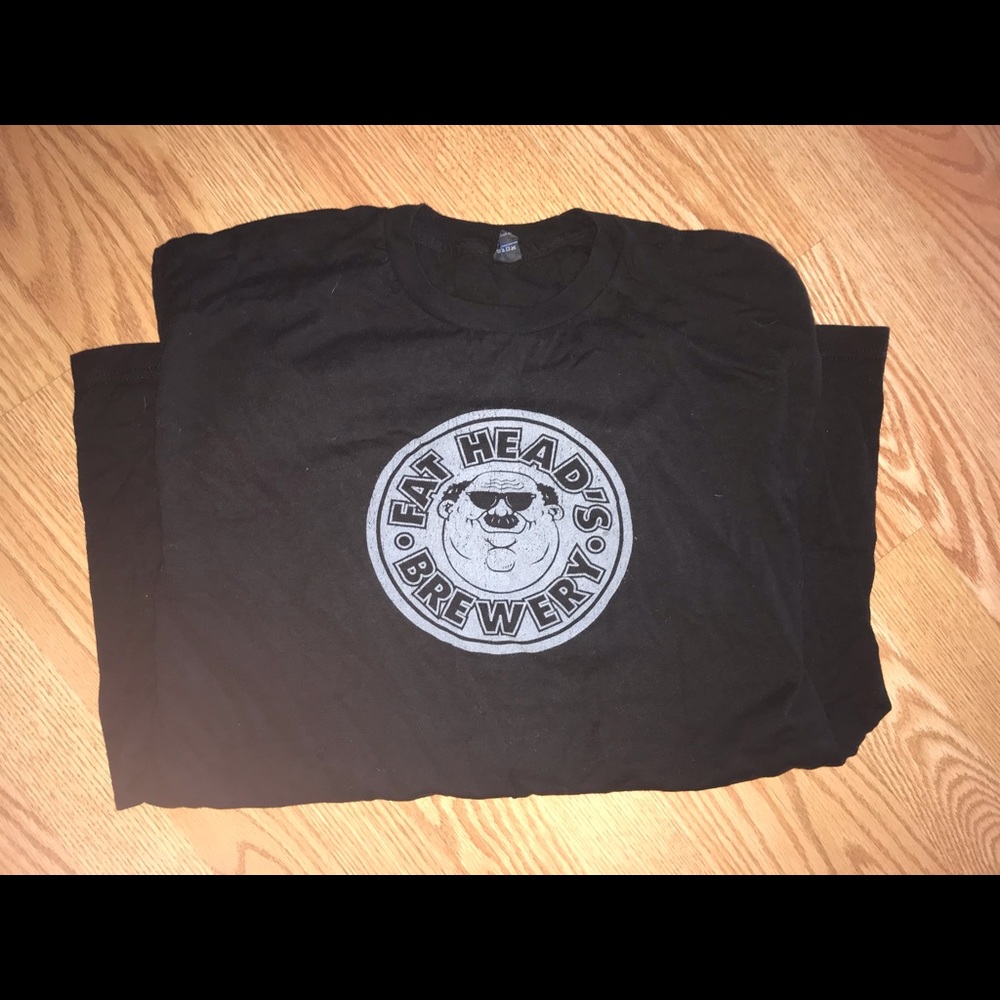 Fat Heads Brewery T-shirt - Black- Size Large